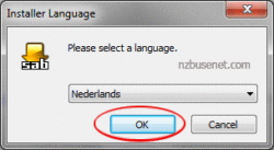 SabNzbd language select windows