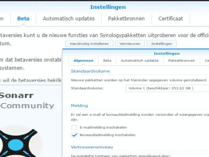 Install SpotWeb Synology NAS
