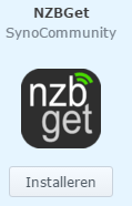 Install NZBget synology