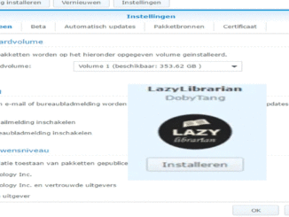 LazyLibrarian installeren Synology