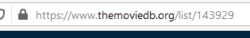 themoviedb list url Synology