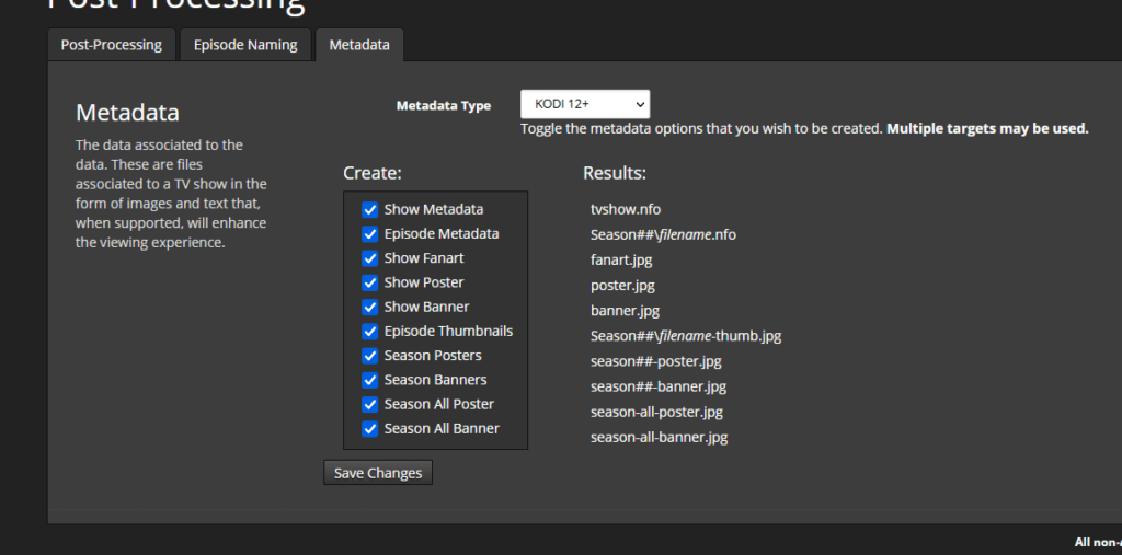 download metadata medusa 