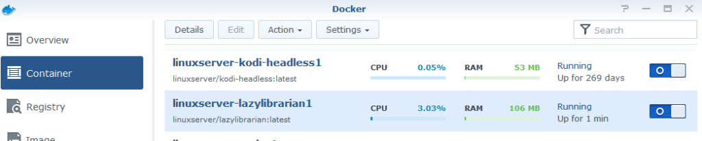 Lazylibrarian docker container