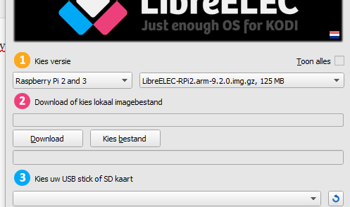 Librelec image maken vanuit windows