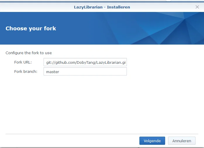 install lazylibrarian synology