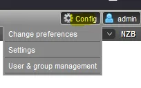 Set up SpotWeb spotweb config admin settings windows
