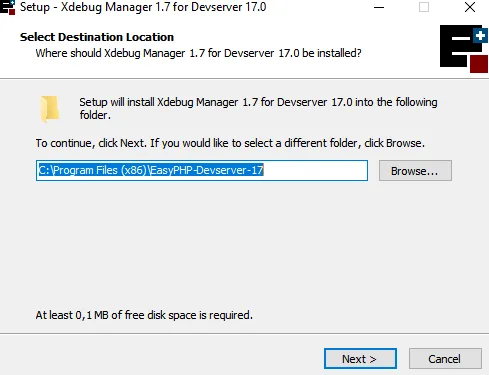 Set up SpotWeb Windows 10/11 17 xdebug spotweb