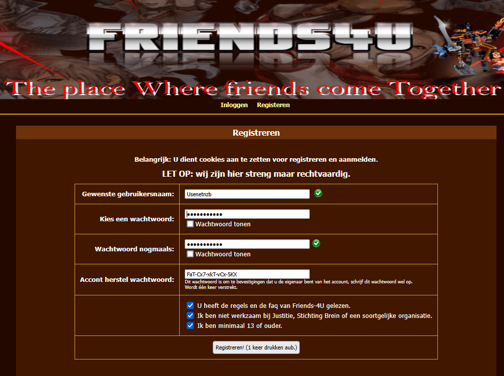 Friends-4u.online Nederlandse Torrent site 1 Friends-4u.online Friends-4u